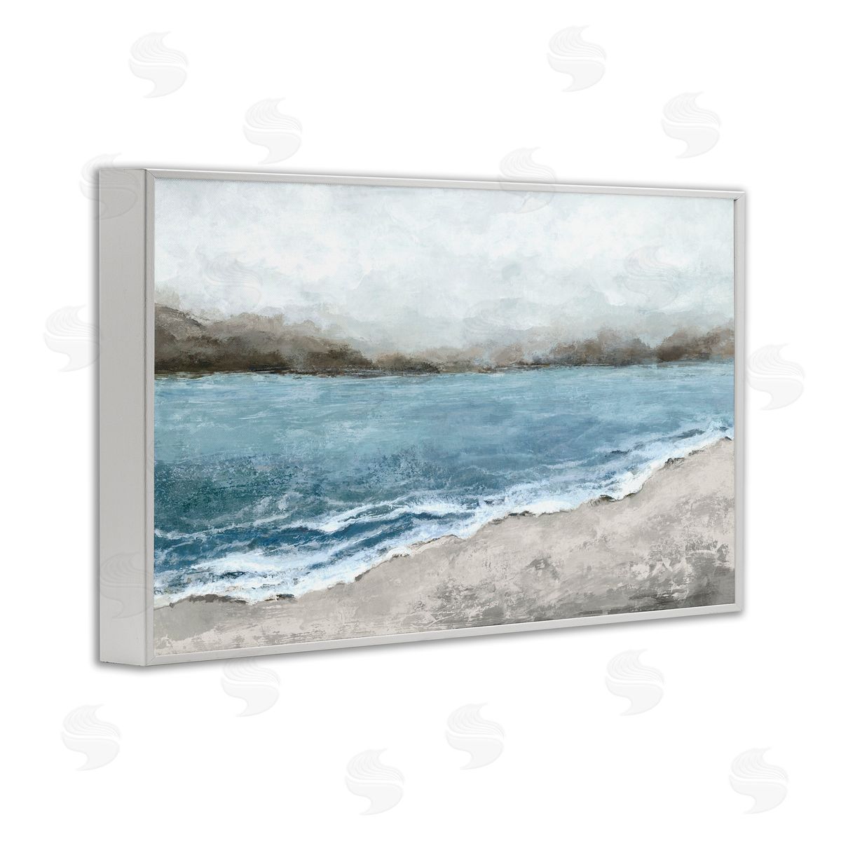 Hannah Dawson Shoreline Serenity Beach Canvas Wall Art Print