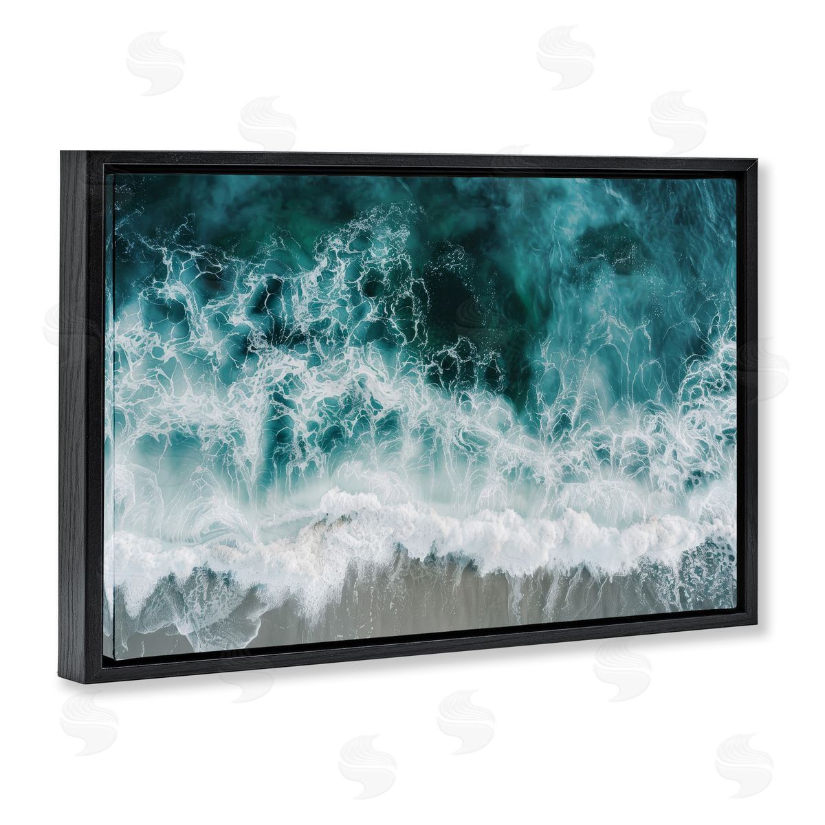 Lazar Studio Turbulent Hazy Waters Canvas Wall Art Print