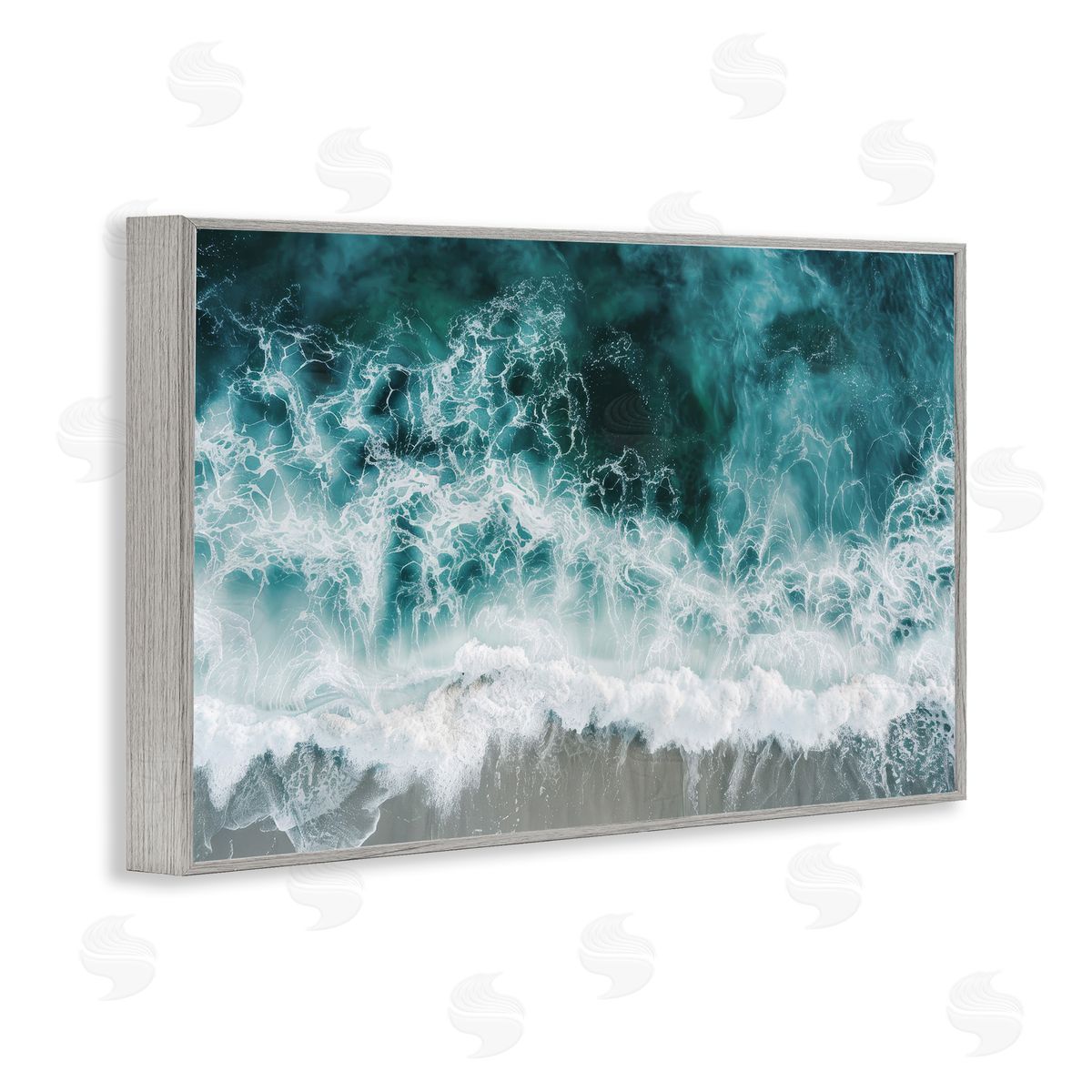 Lazar Studio Turbulent Hazy Waters Canvas Wall Art Print