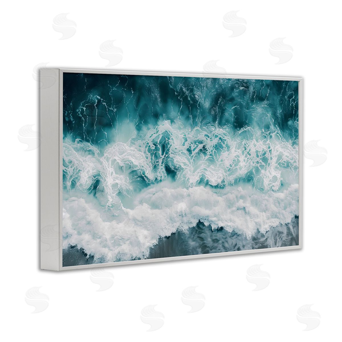 Lazar Studio Coastal Hazy Waters Canvas Wall Art Print