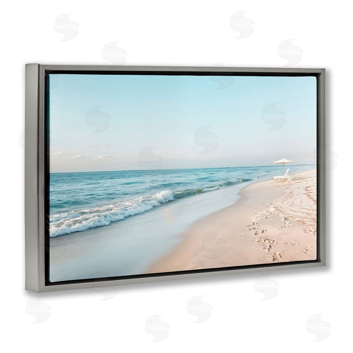 Lazar Studio Summer Sunlit Shoreline Canvas Wall Art Print