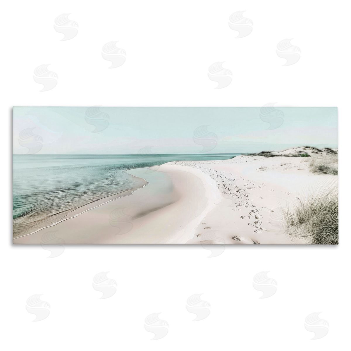 Lazar Studio Abstract Aquatic Beach Canvas Wall Art Print