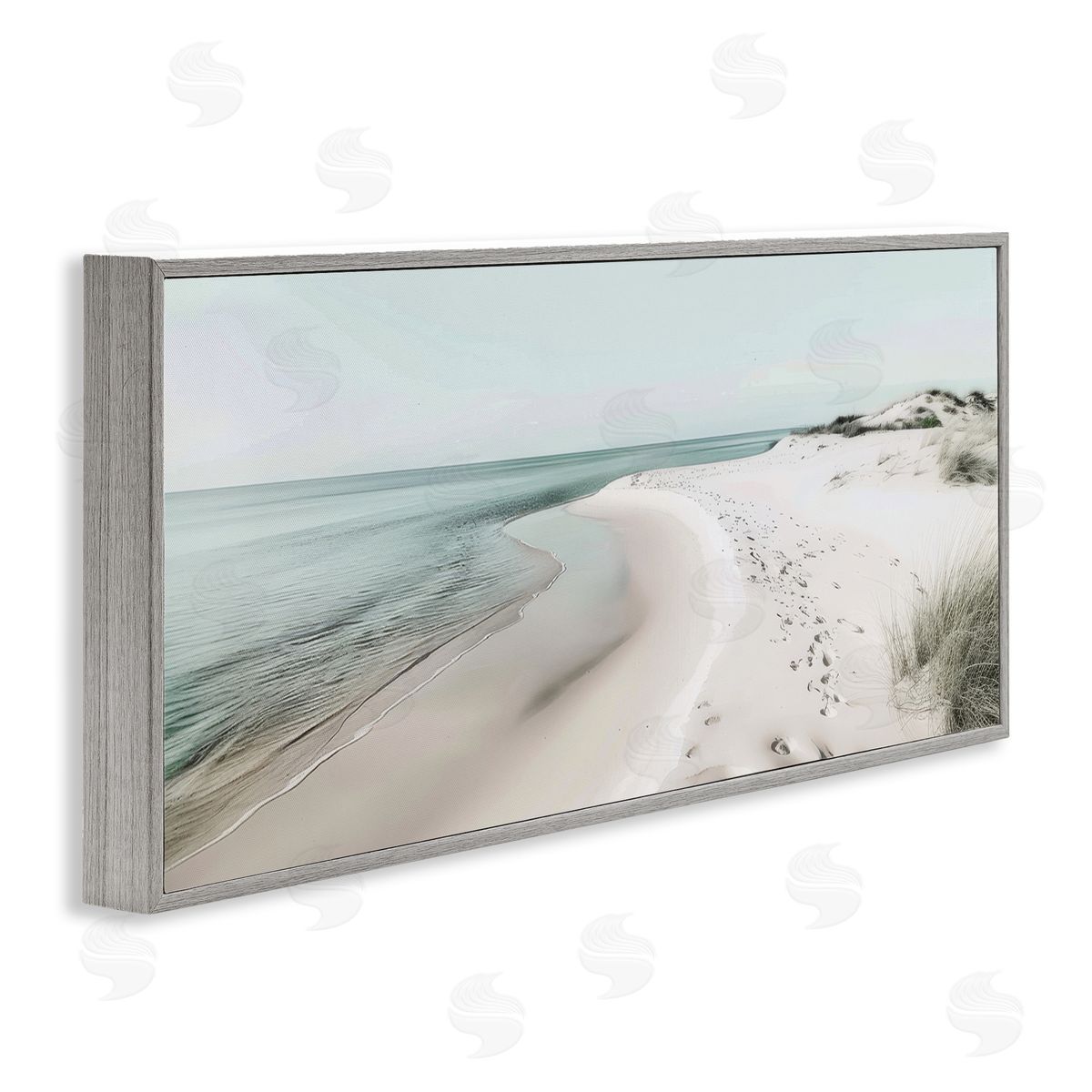 Lazar Studio Abstract Aquatic Beach Canvas Wall Art Print