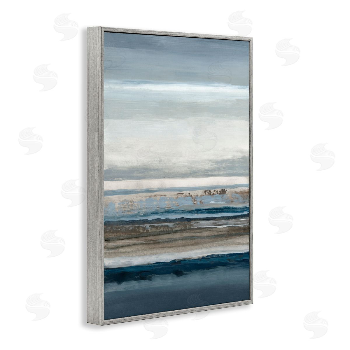 Hannah Dawson Shoreline Echoes Abstraction Canvas Wall Art Print