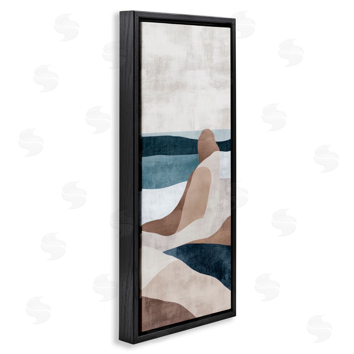 Irena Orlov Living Current Earthy Shapes Canvas Wall Art Print