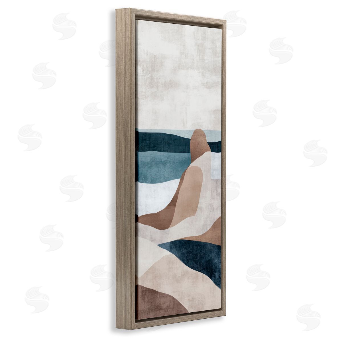 Irena Orlov Living Current Earthy Shapes Canvas Wall Art Print