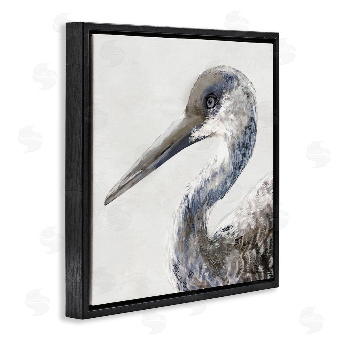 Jacob Q Sand Crane Portrait Canvas Wall Art Print