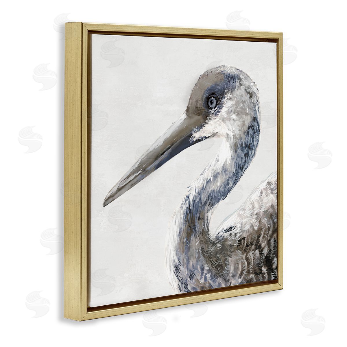 Jacob Q Sand Crane Portrait Canvas Wall Art Print