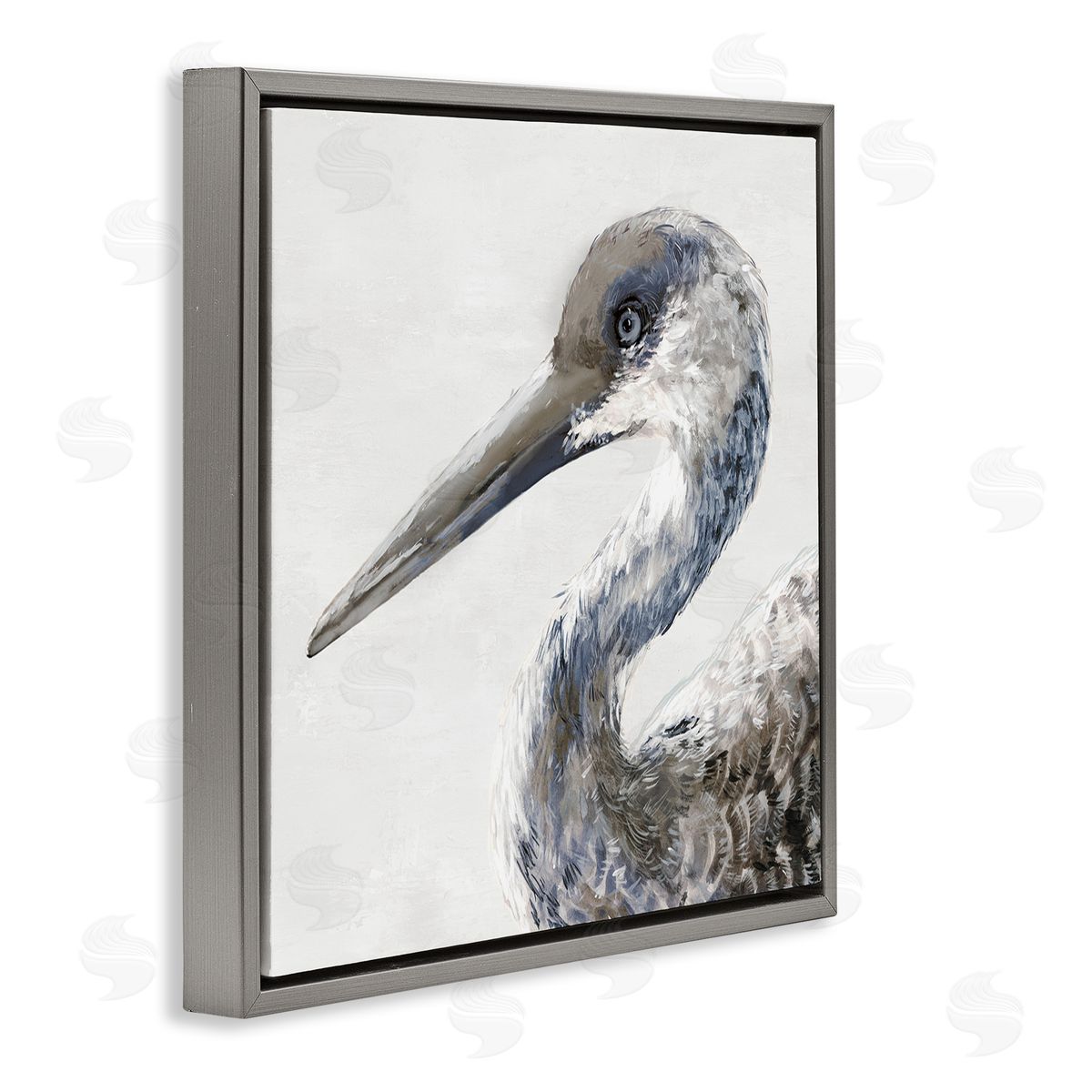 Jacob Q Sand Crane Portrait Canvas Wall Art Print