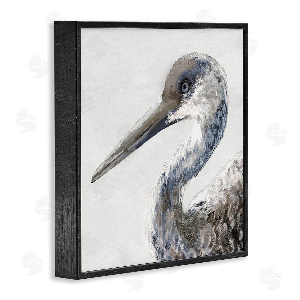 Jacob Q Sand Crane Portrait Canvas Wall Art Print