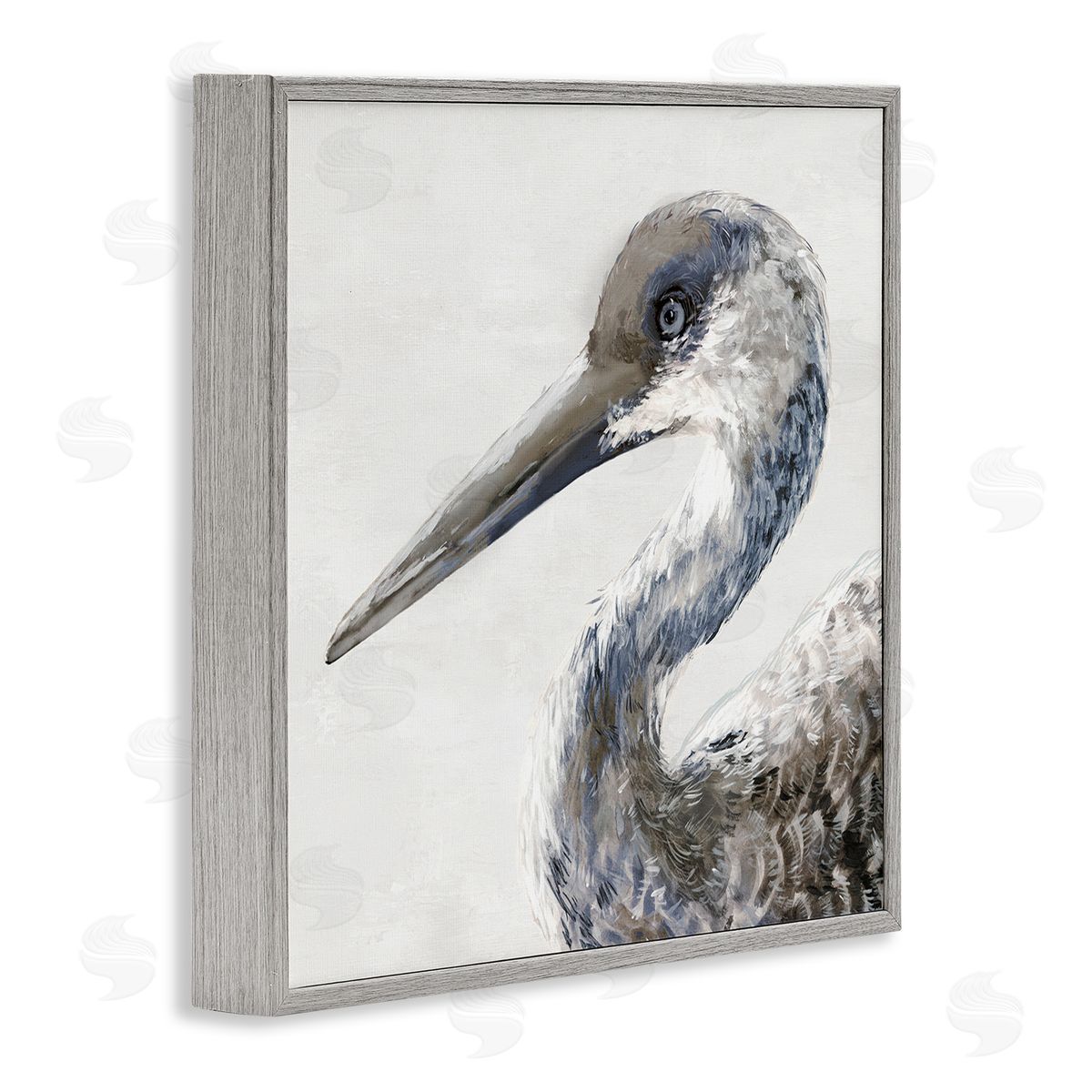 Jacob Q Sand Crane Portrait Canvas Wall Art Print