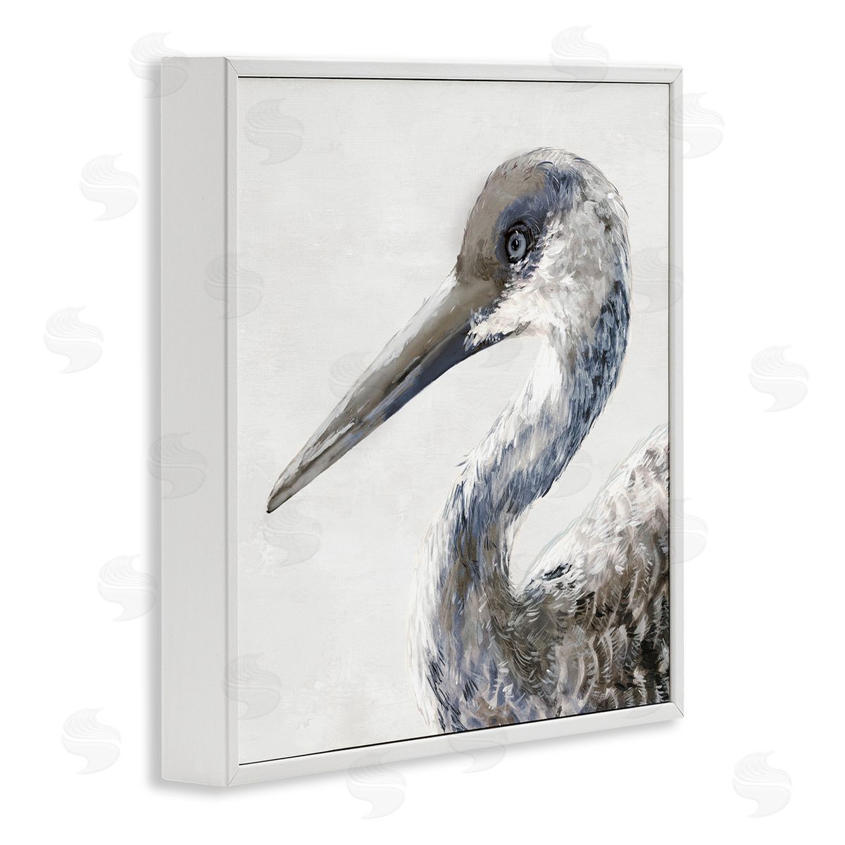 Jacob Q Sand Crane Portrait Canvas Wall Art Print