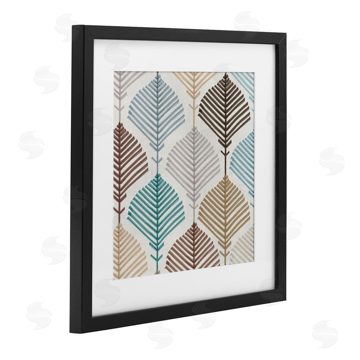 Eli Jones Boho Leaf & Stem Canvas Wall Art Print