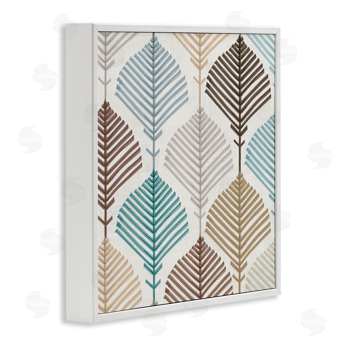 Eli Jones Boho Leaf & Stem Canvas Wall Art Print