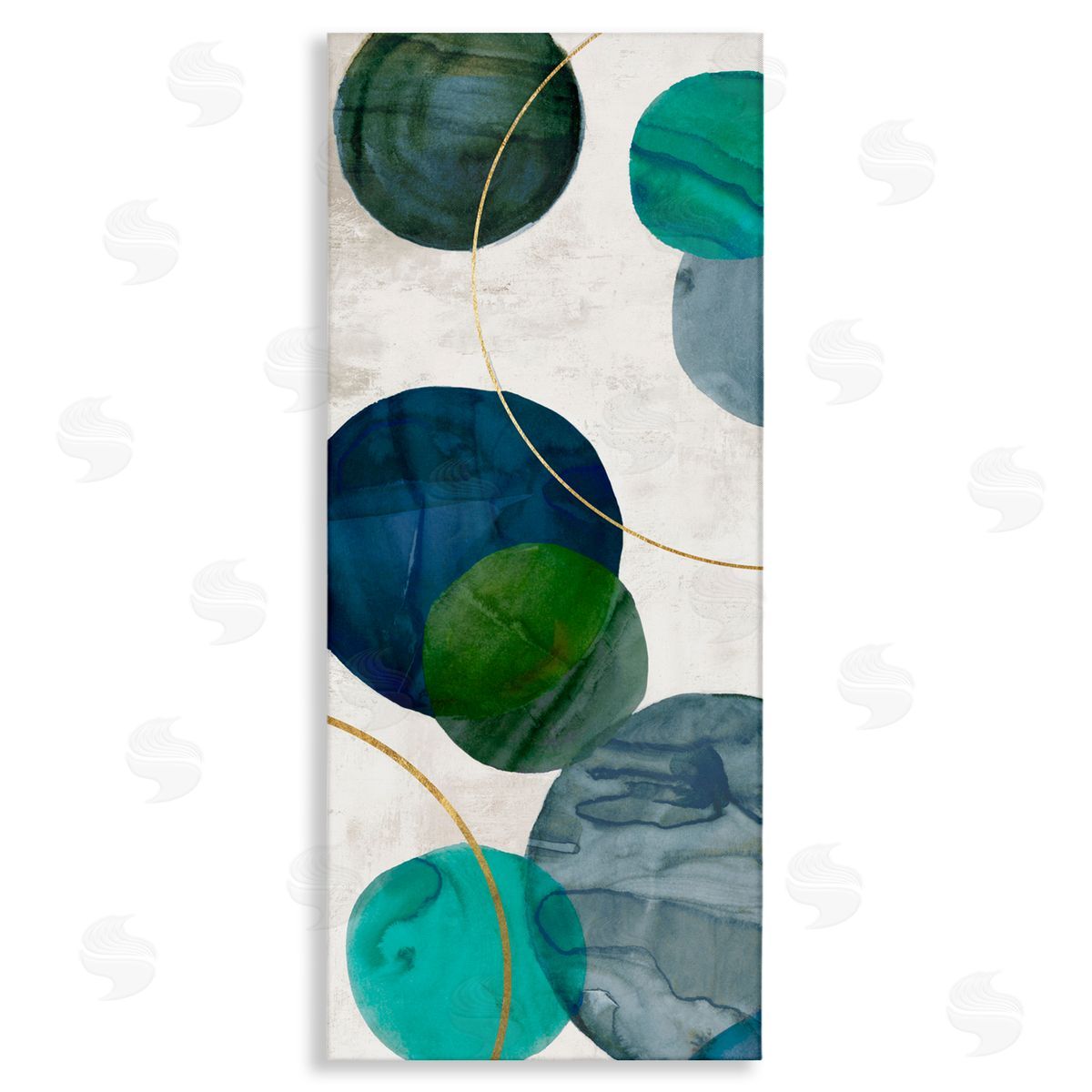 Jacob Q Rotating Flow Geometrics Canvas Wall Art Print