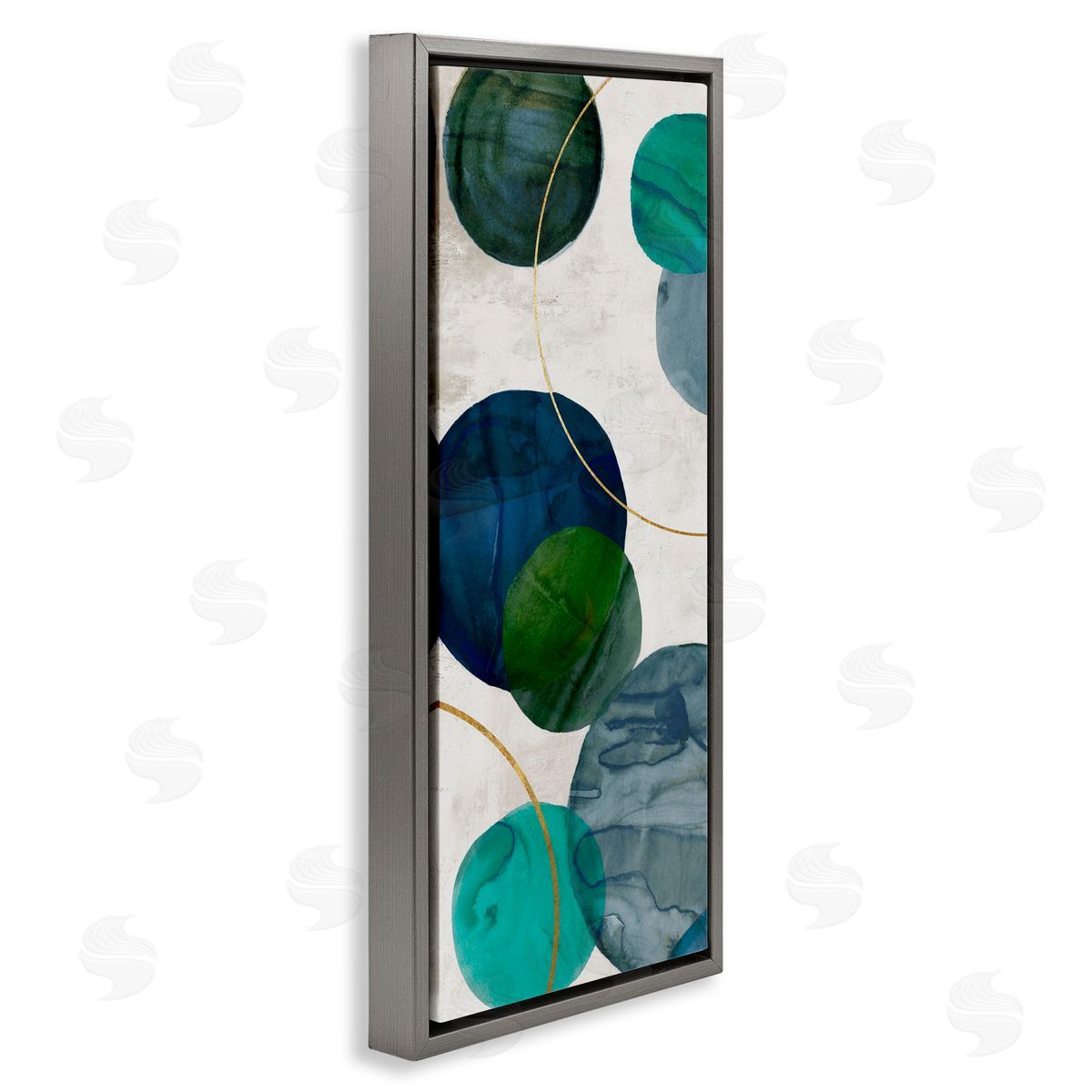 Jacob Q Rotating Flow Geometrics Canvas Wall Art Print