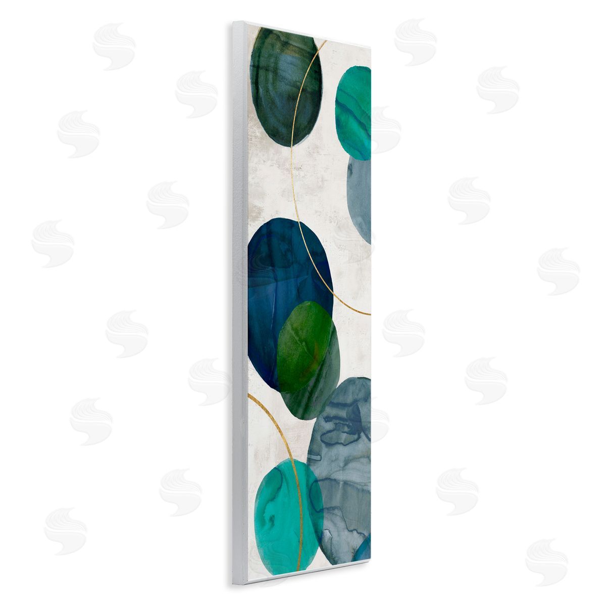 Jacob Q Rotating Flow Geometrics Canvas Wall Art Print