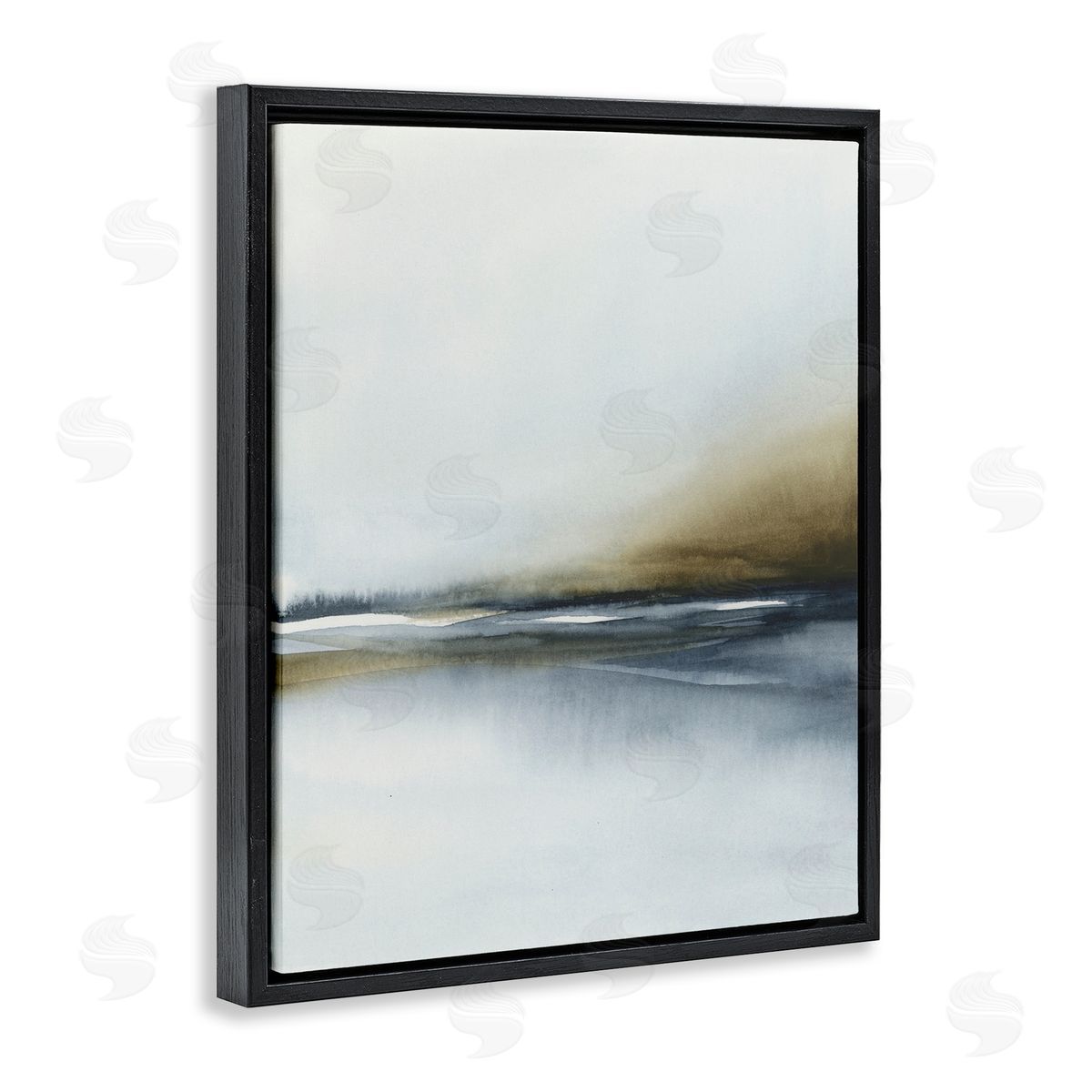 1x Foggy Seaside Serenity Canvas Wall Art Print