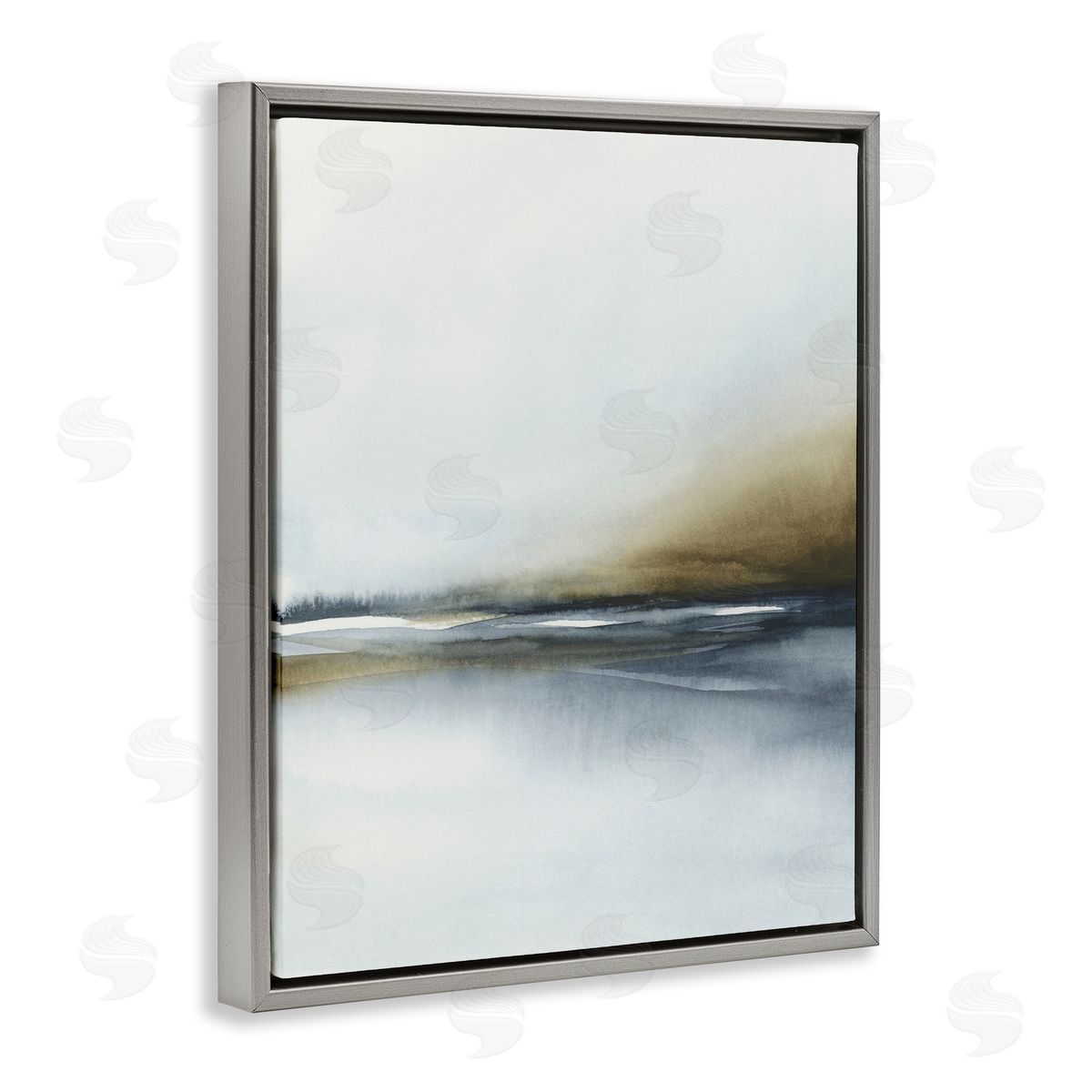 1x Foggy Seaside Serenity Canvas Wall Art Print