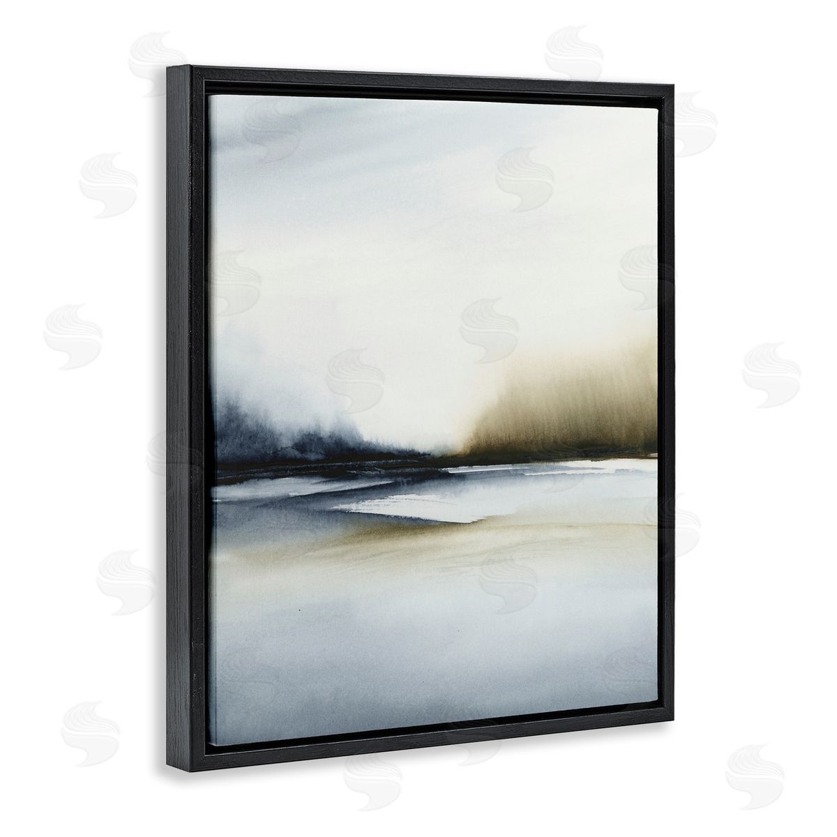 1x Misty Seaside Serenity Canvas Wall Art Print