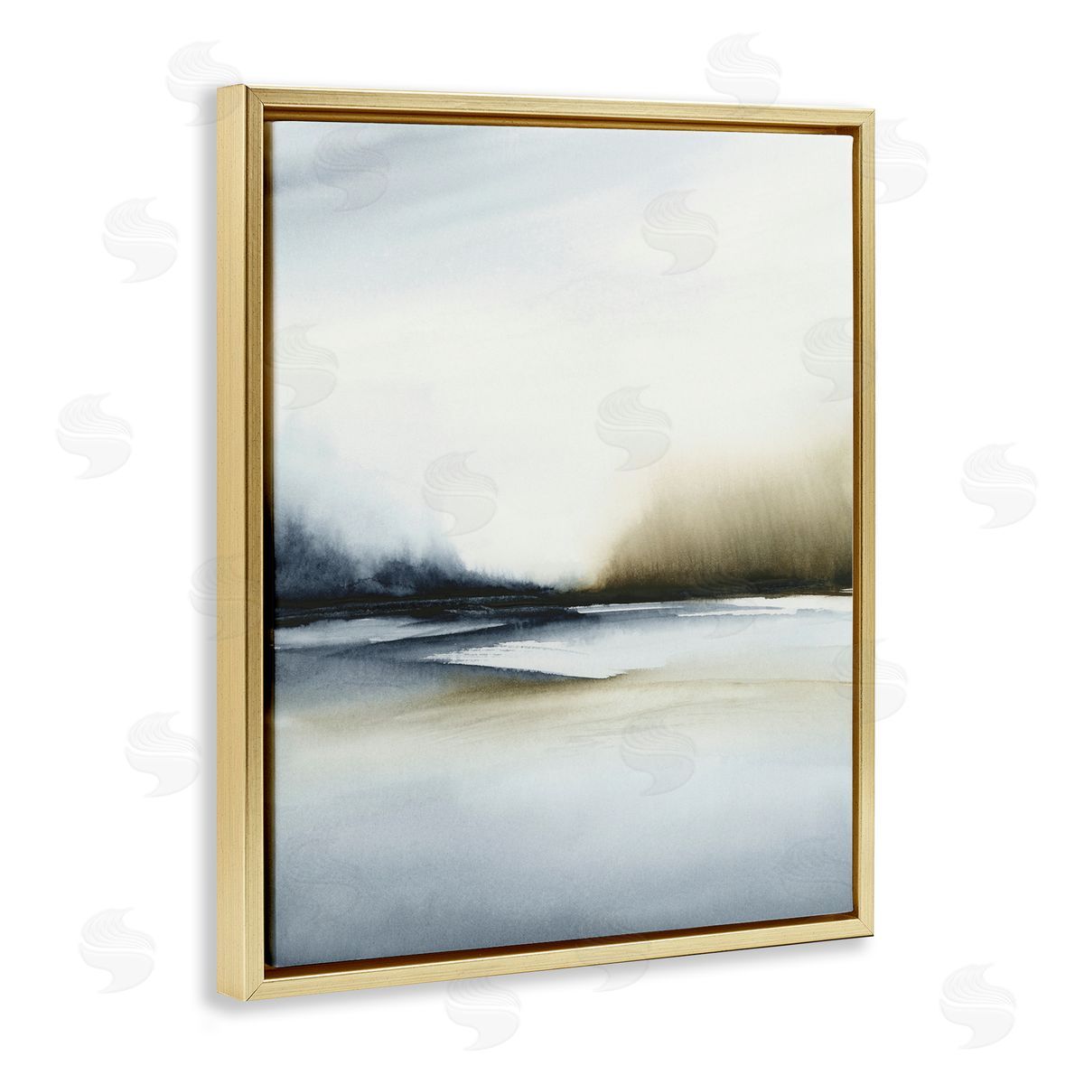 1x Misty Seaside Serenity Canvas Wall Art Print