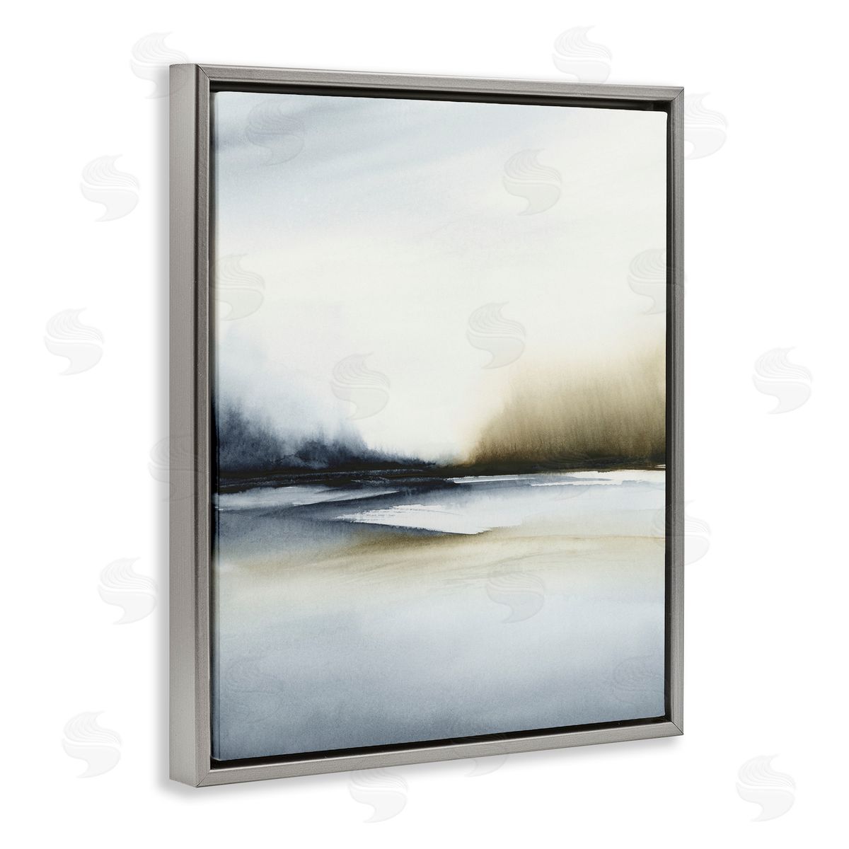 1x Misty Seaside Serenity Canvas Wall Art Print