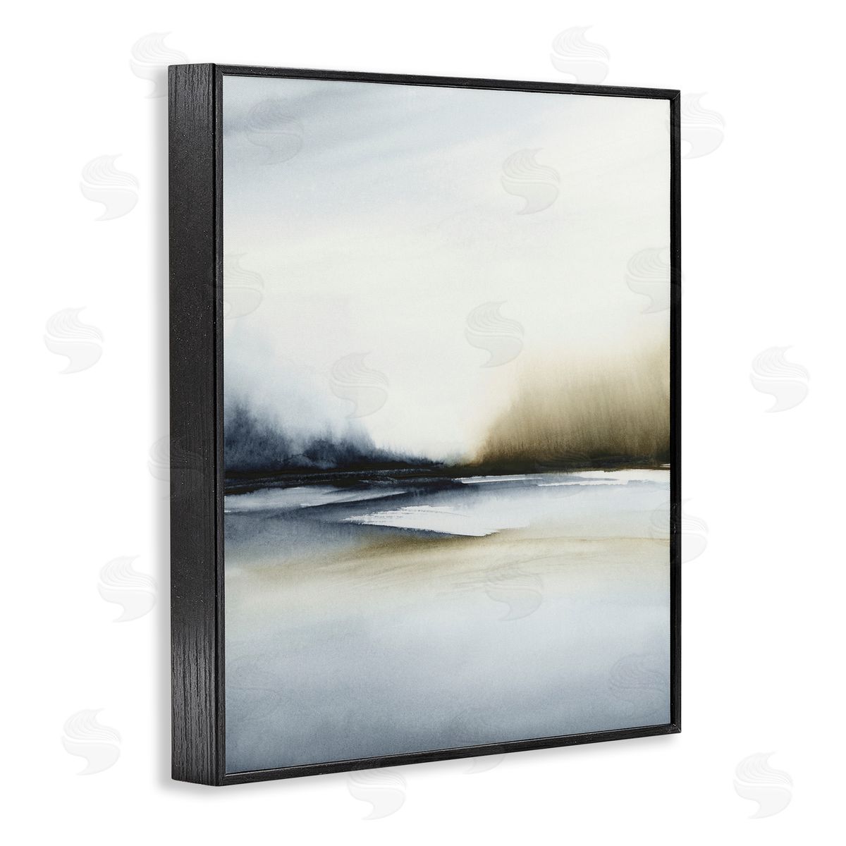 1x Misty Seaside Serenity Canvas Wall Art Print