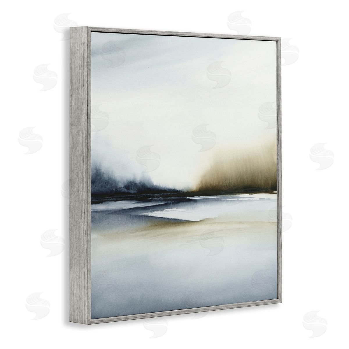1x Misty Seaside Serenity Canvas Wall Art Print