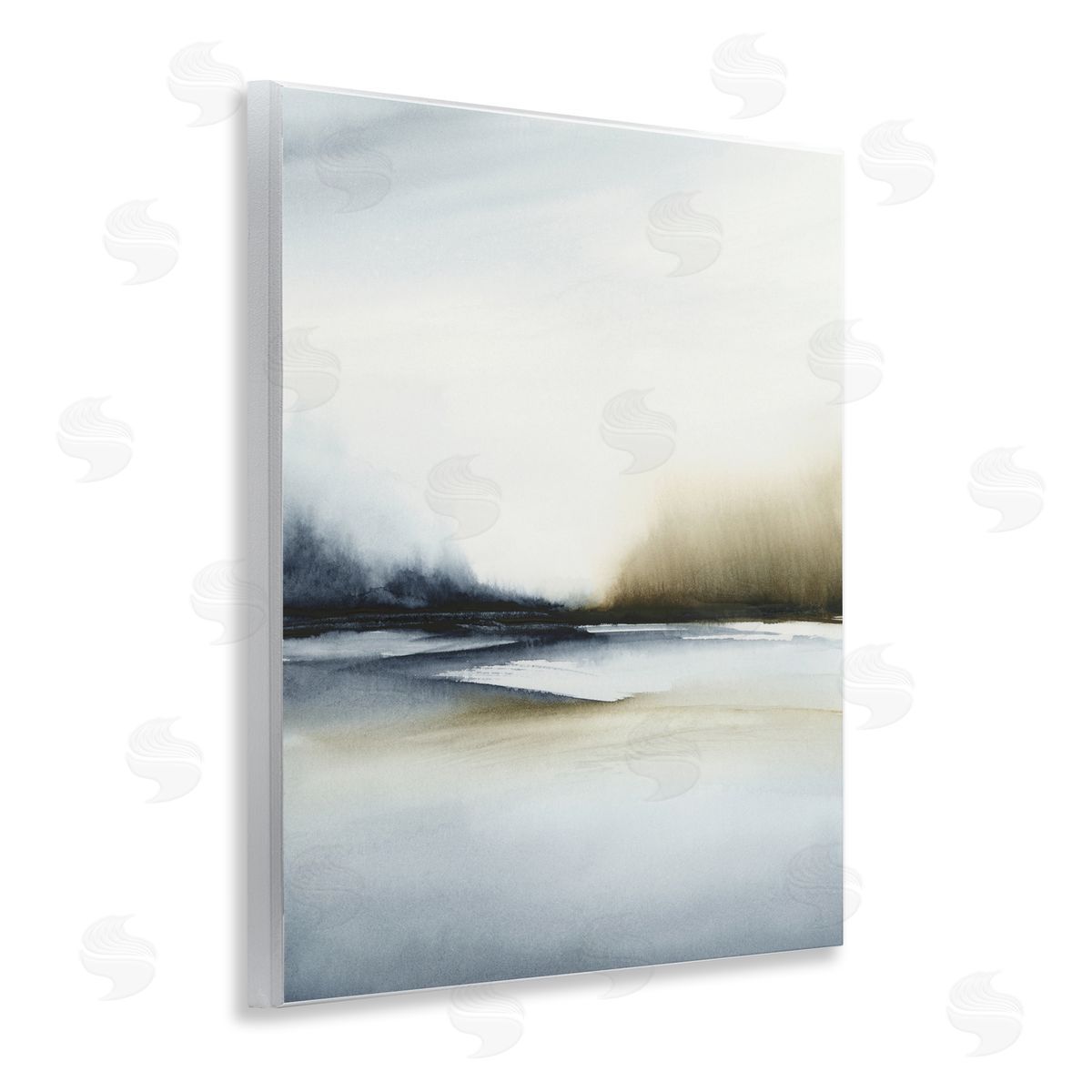 1x Misty Seaside Serenity Canvas Wall Art Print