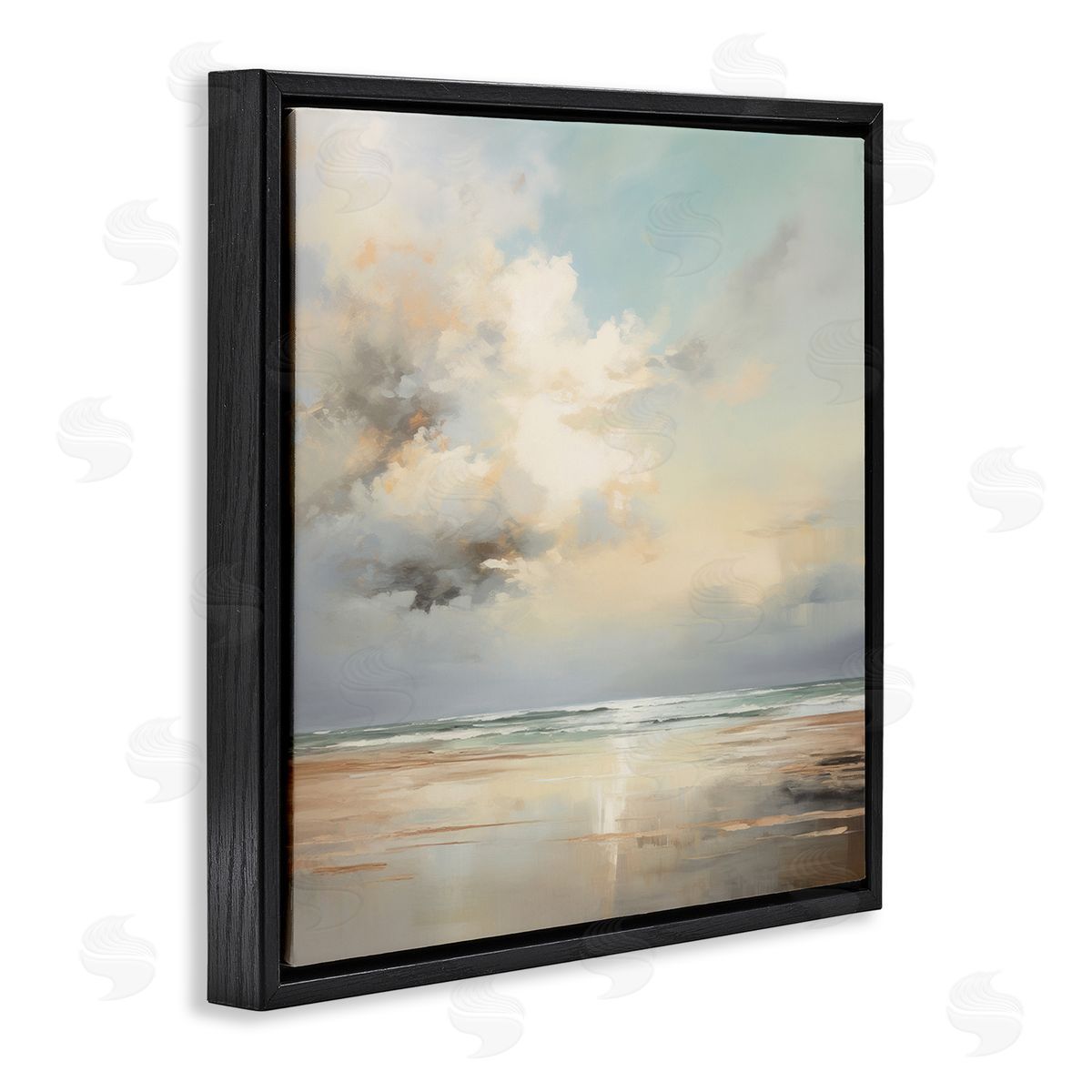 Raymond Powers Tranquil Blue Shores Canvas Wall Art Print