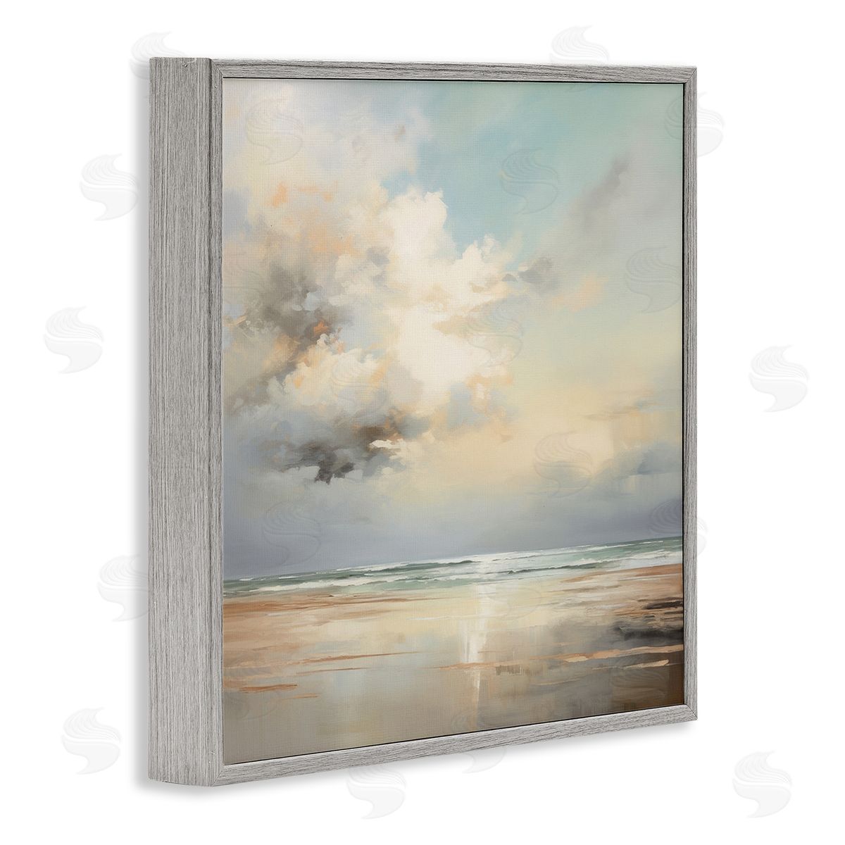 Raymond Powers Tranquil Blue Shores Canvas Wall Art Print