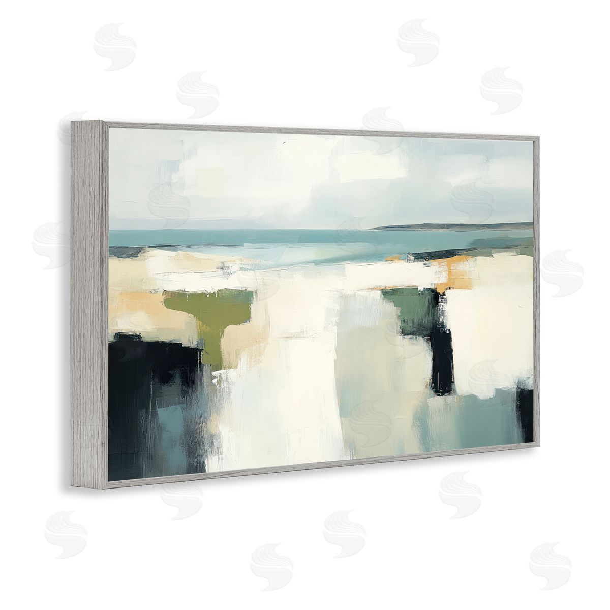 Irena Orlov Pastel Brushed Plains Canvas Wall Art Print