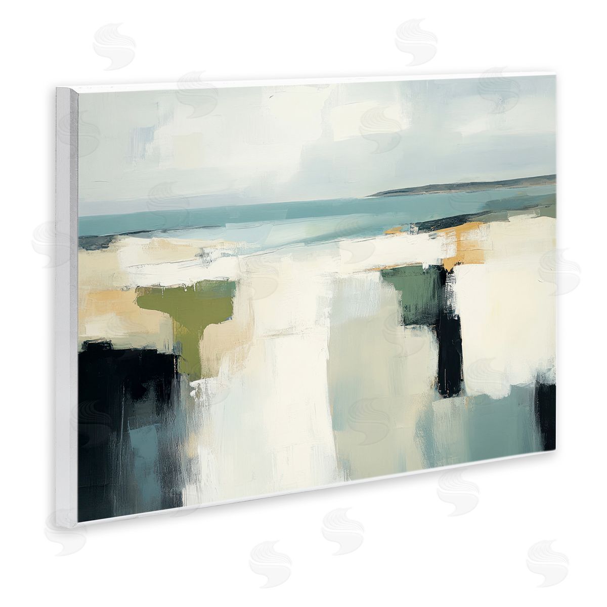 Irena Orlov Pastel Brushed Plains Canvas Wall Art Print