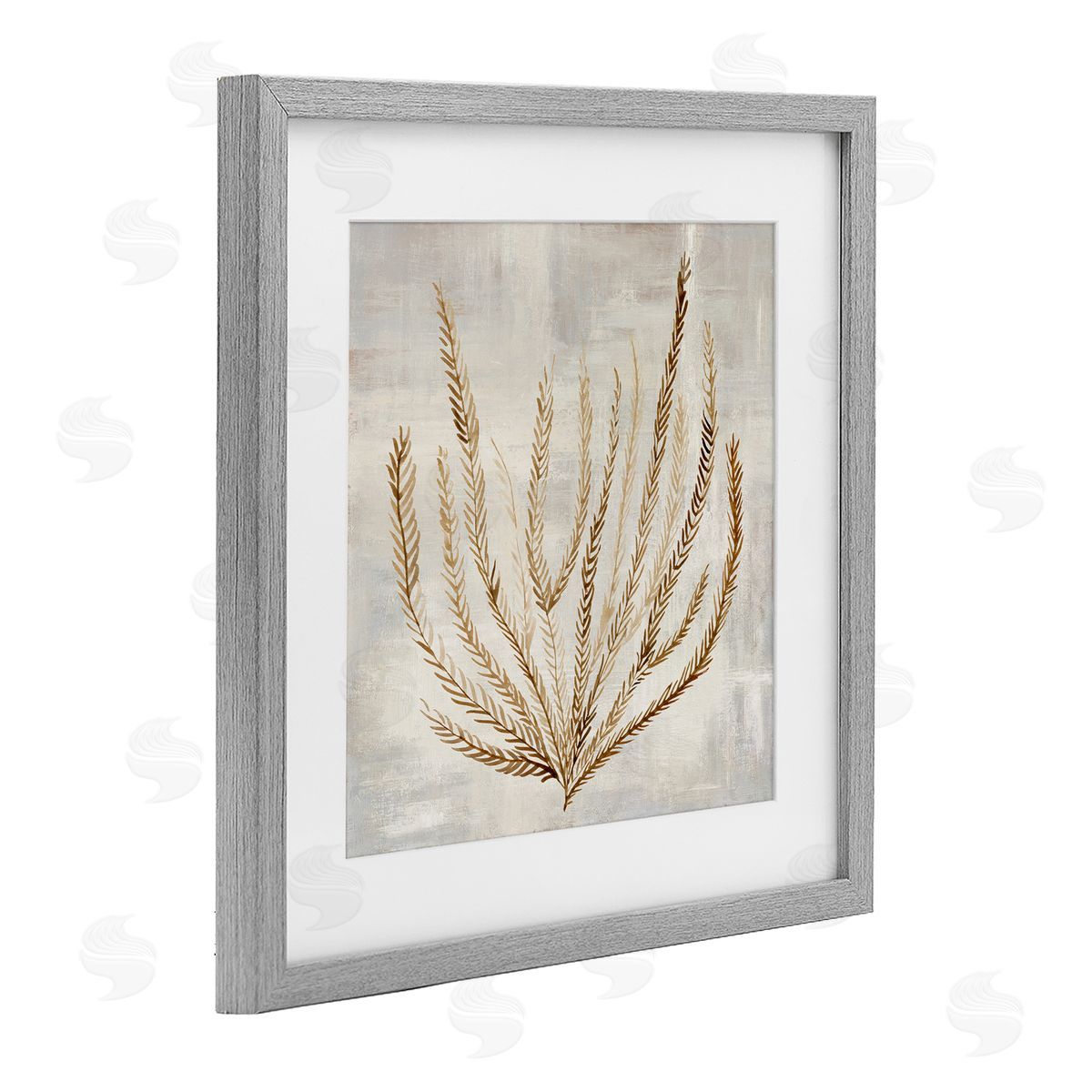 Hannah Dawson Beige Tide Coral Canvas Wall Art Print