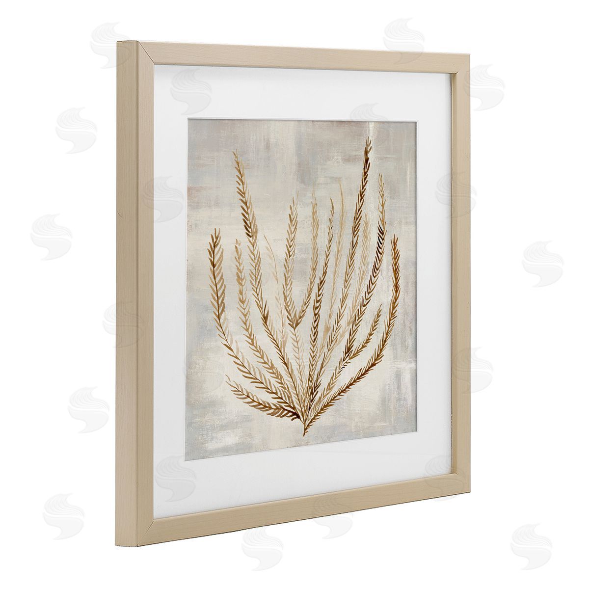 Hannah Dawson Beige Tide Coral Canvas Wall Art Print