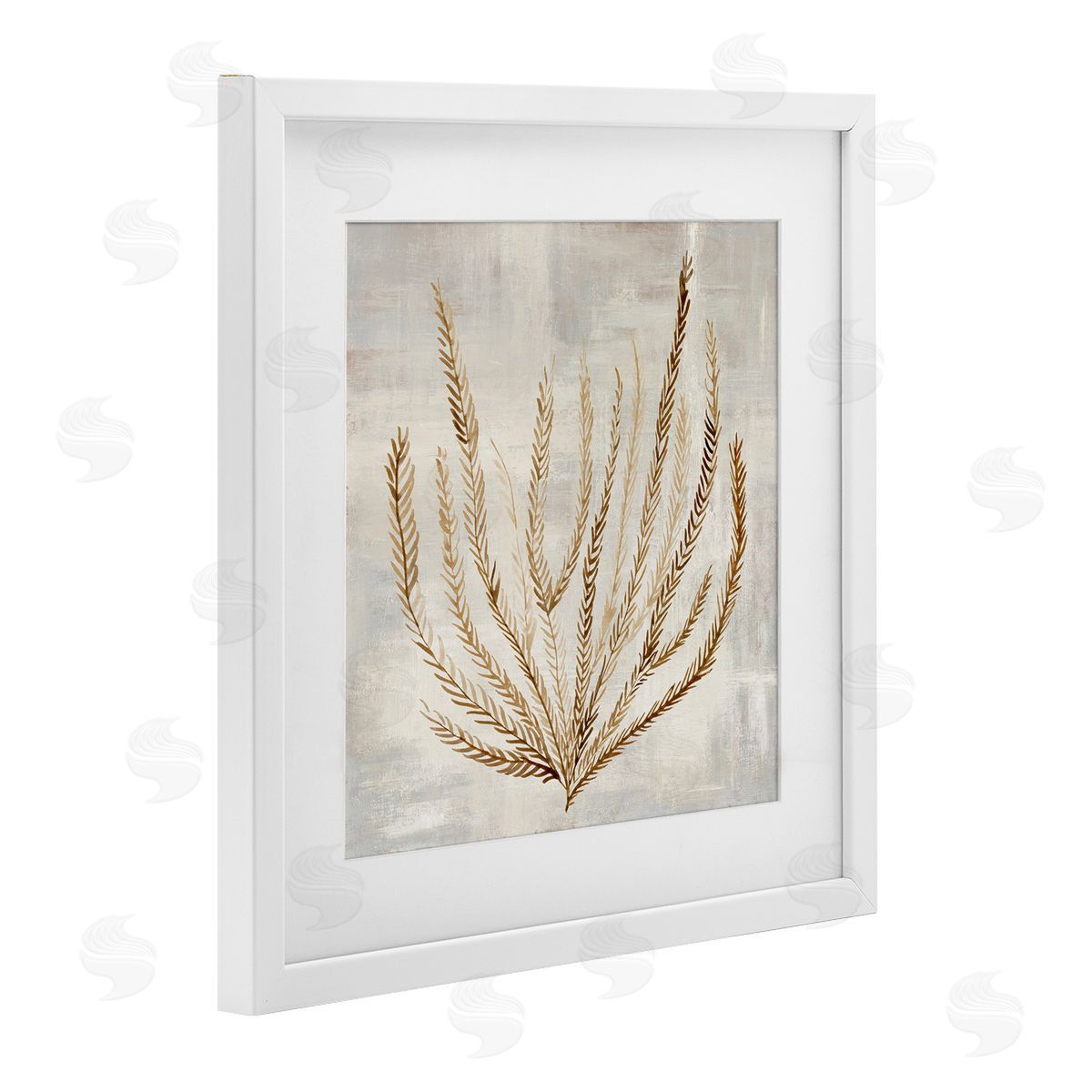 Hannah Dawson Beige Tide Coral Canvas Wall Art Print