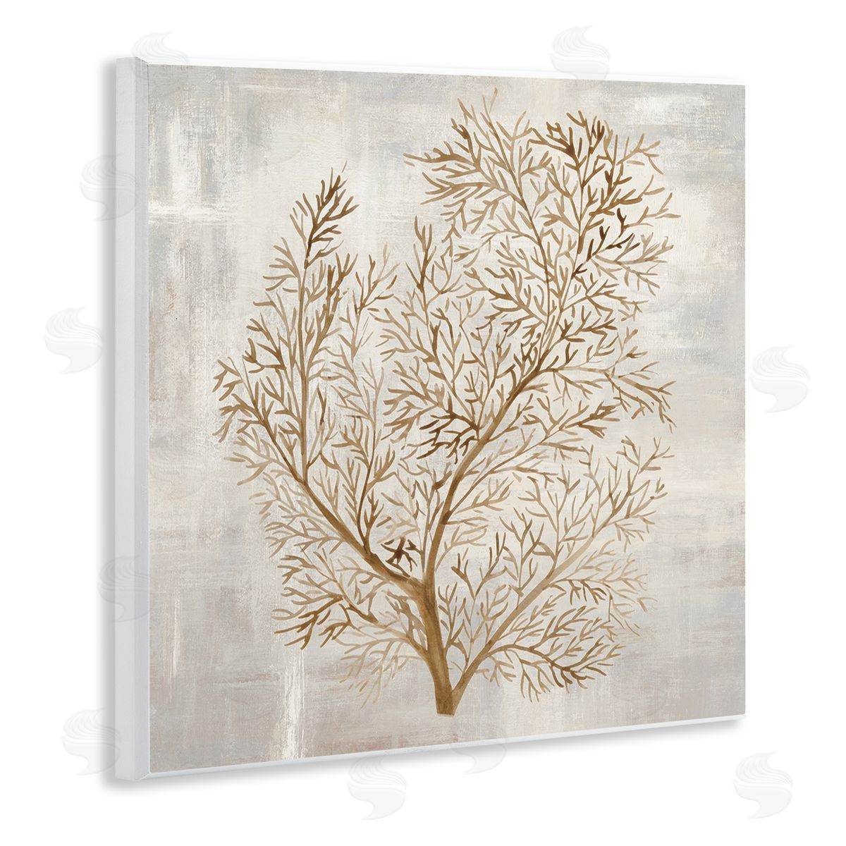 Hannah Dawson Beige Tides Botanical Canvas Wall Art Print