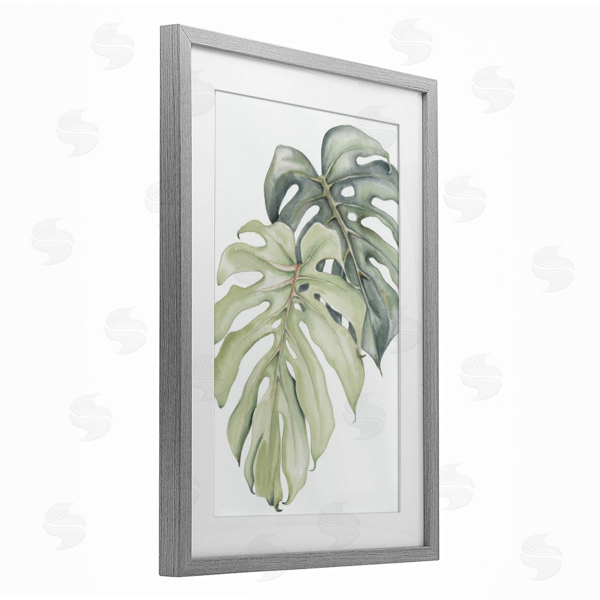 Errico & Slyp Philodendron Monstera Leaves Canvas Wall Art Print