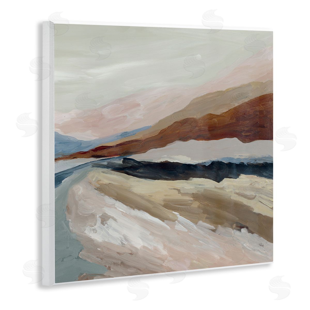 Jacob Q Shadows Of Dusk Landscape Canvas Wall Art Print