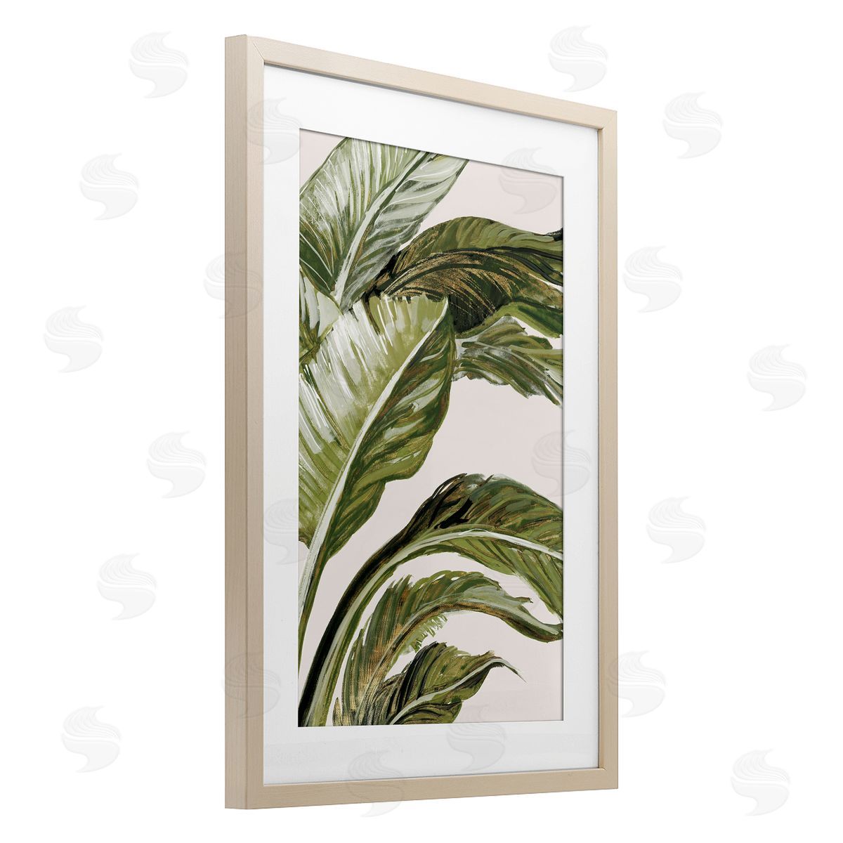 Jacob Q Green Tropical Hues Canvas Wall Art Print
