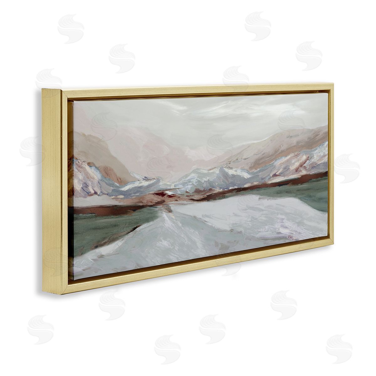 Jacob Q Sprawling Waters Landscape Canvas Wall Art Print