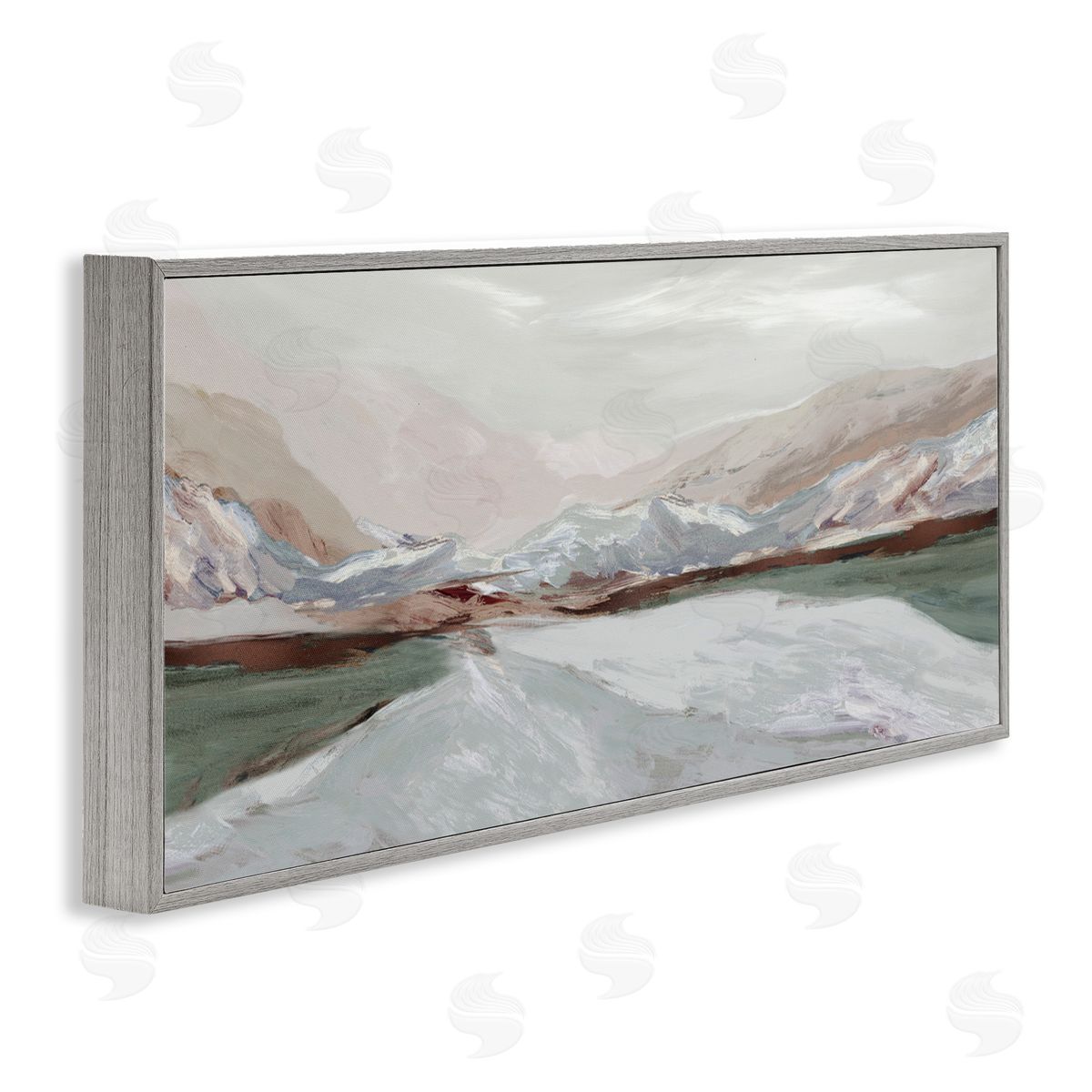 Jacob Q Sprawling Waters Landscape Canvas Wall Art Print