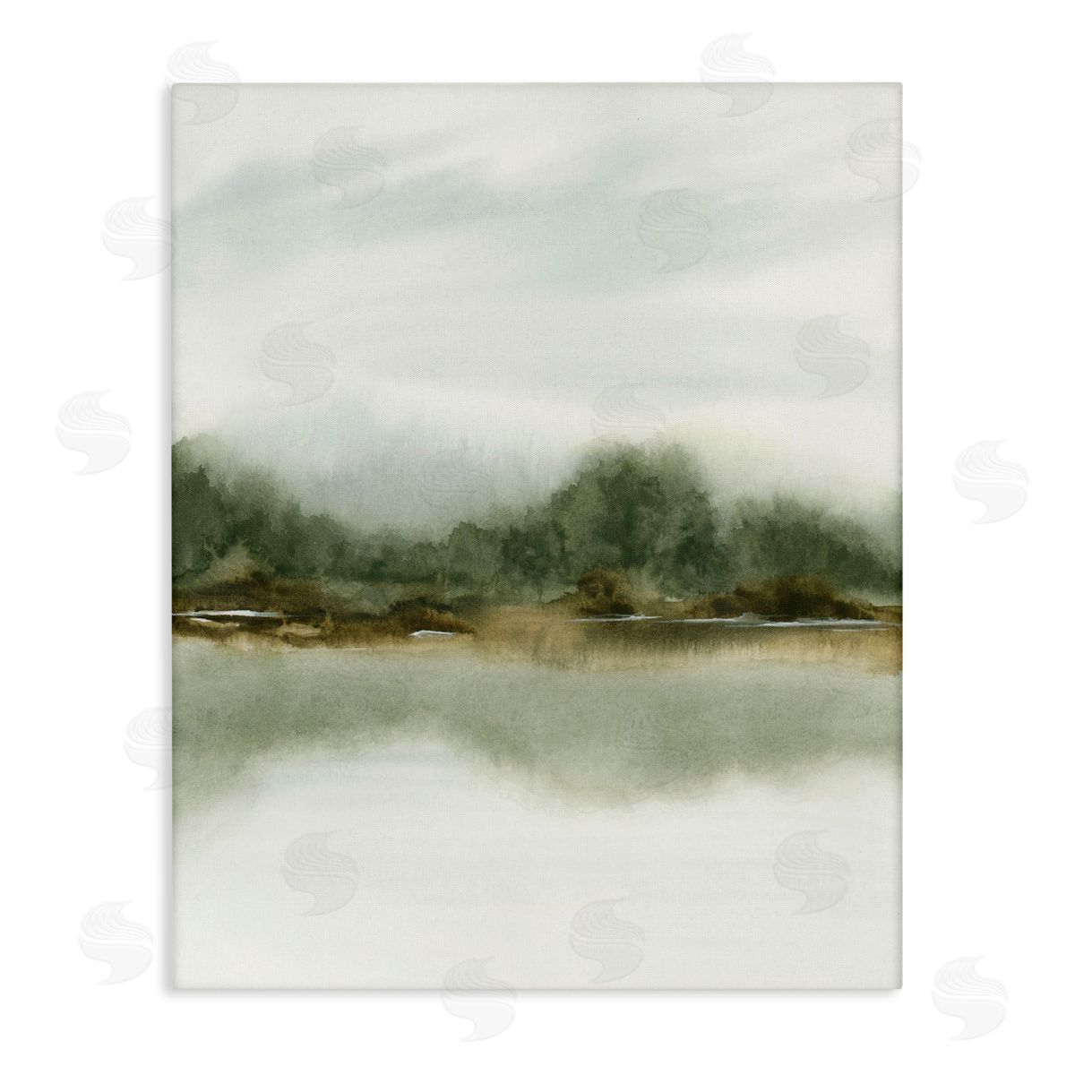 1x Embracing Green Landscape Canvas Wall Art Print