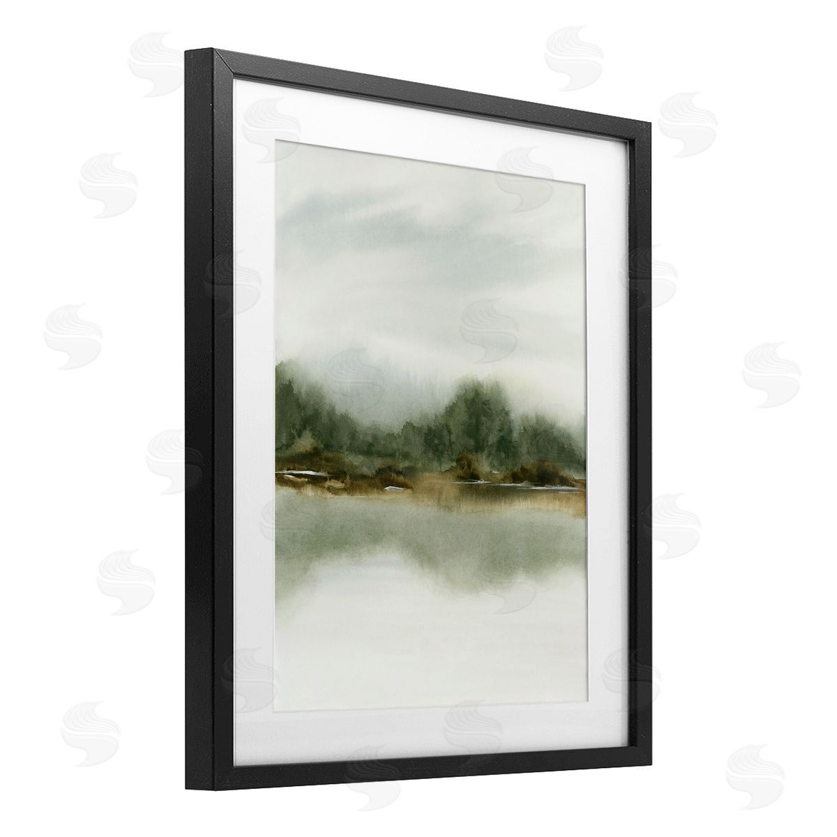 1x Embracing Green Landscape Canvas Wall Art Print