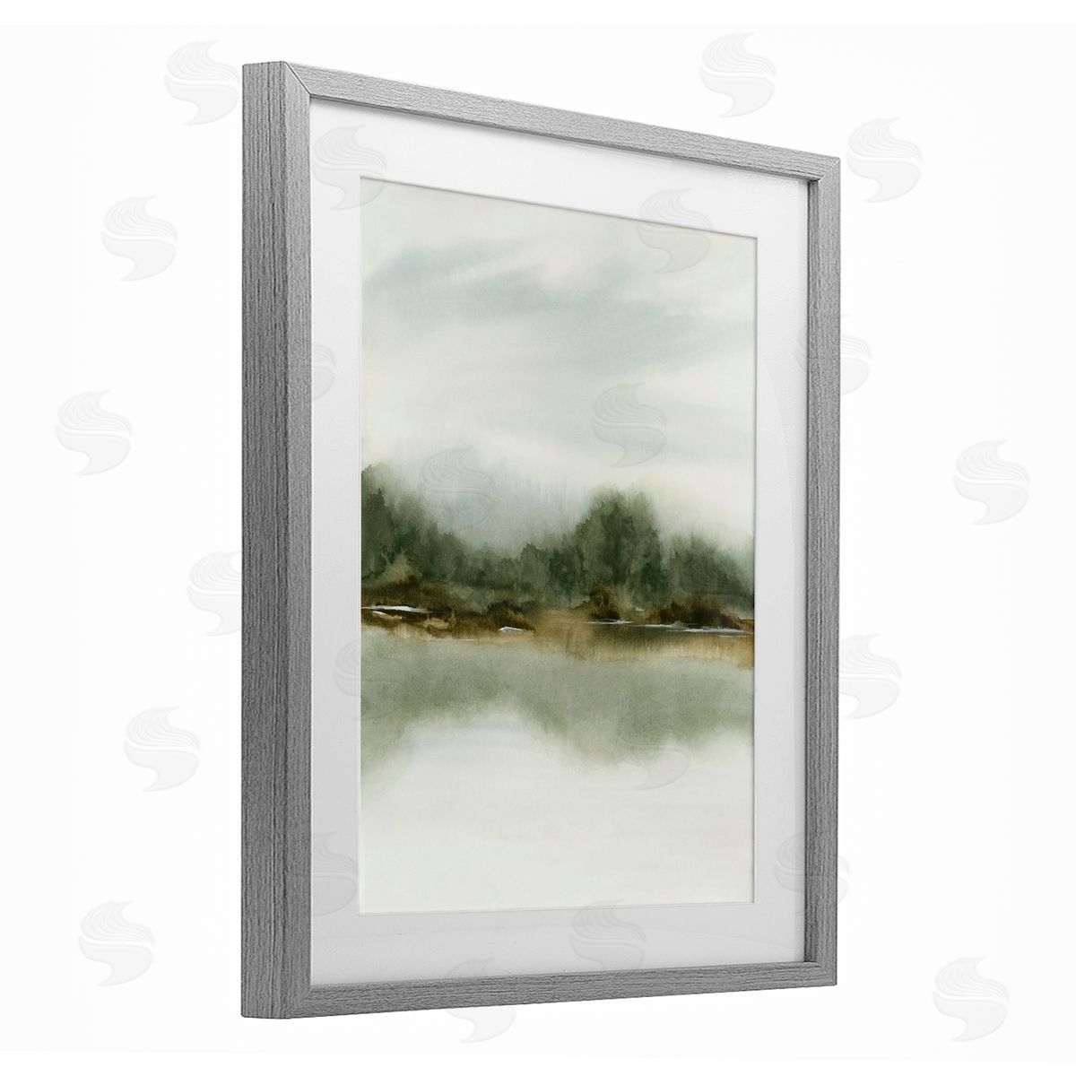 1x Embracing Green Landscape Canvas Wall Art Print