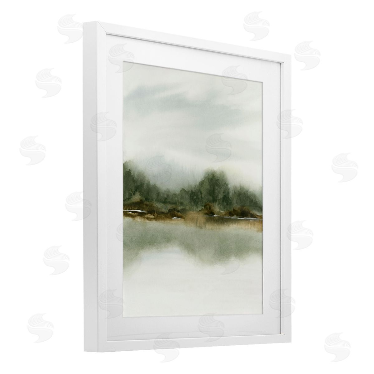 1x Embracing Green Landscape Canvas Wall Art Print