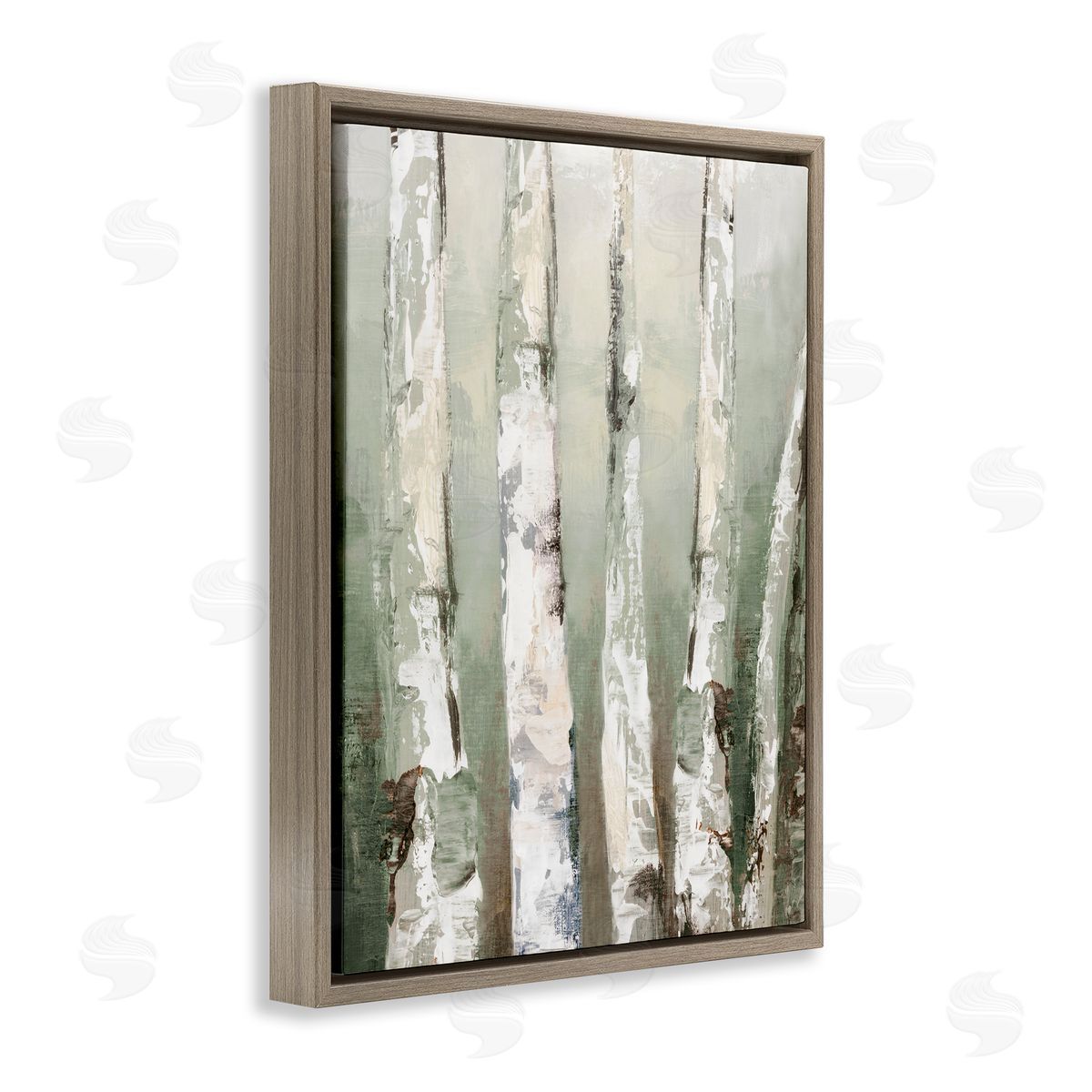 Luna Mavis Looming Birch Forest Canvas Wall Art Print