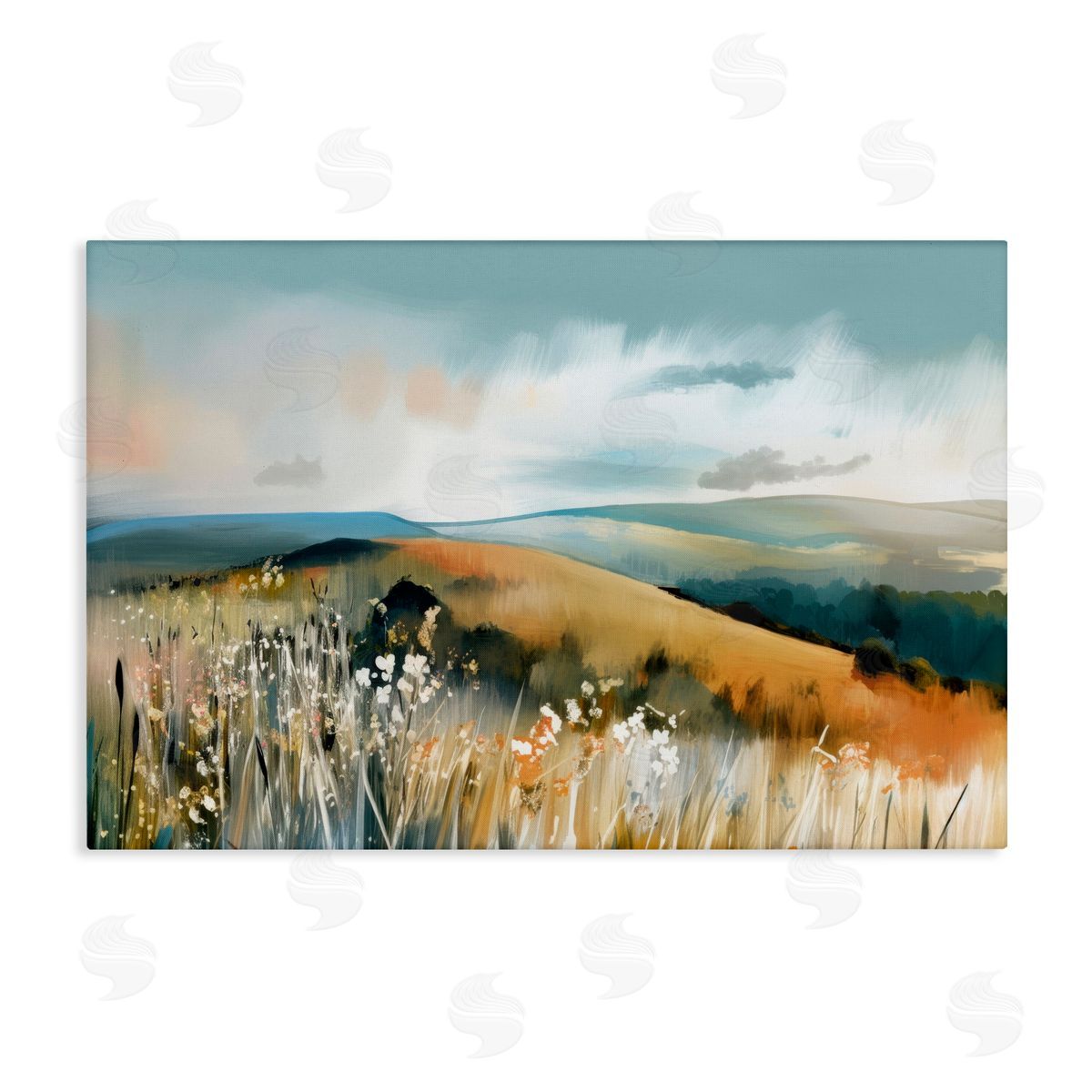 Elara Yasna Coastal Expressions Landscape Canvas Wall Art Print