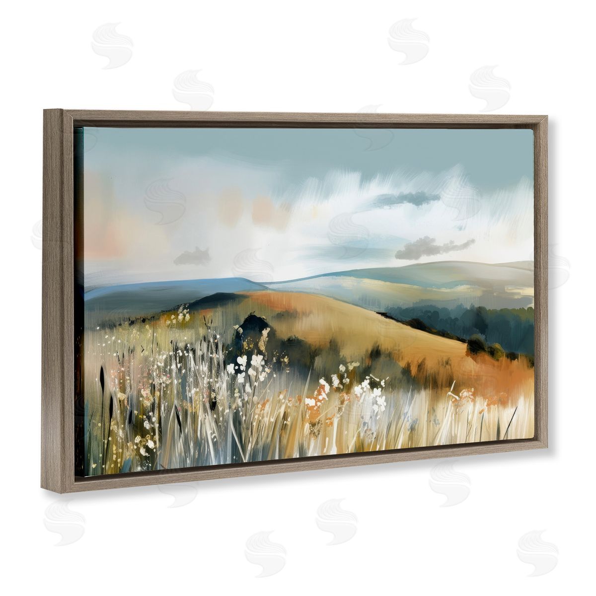 Elara Yasna Coastal Expressions Landscape Canvas Wall Art Print