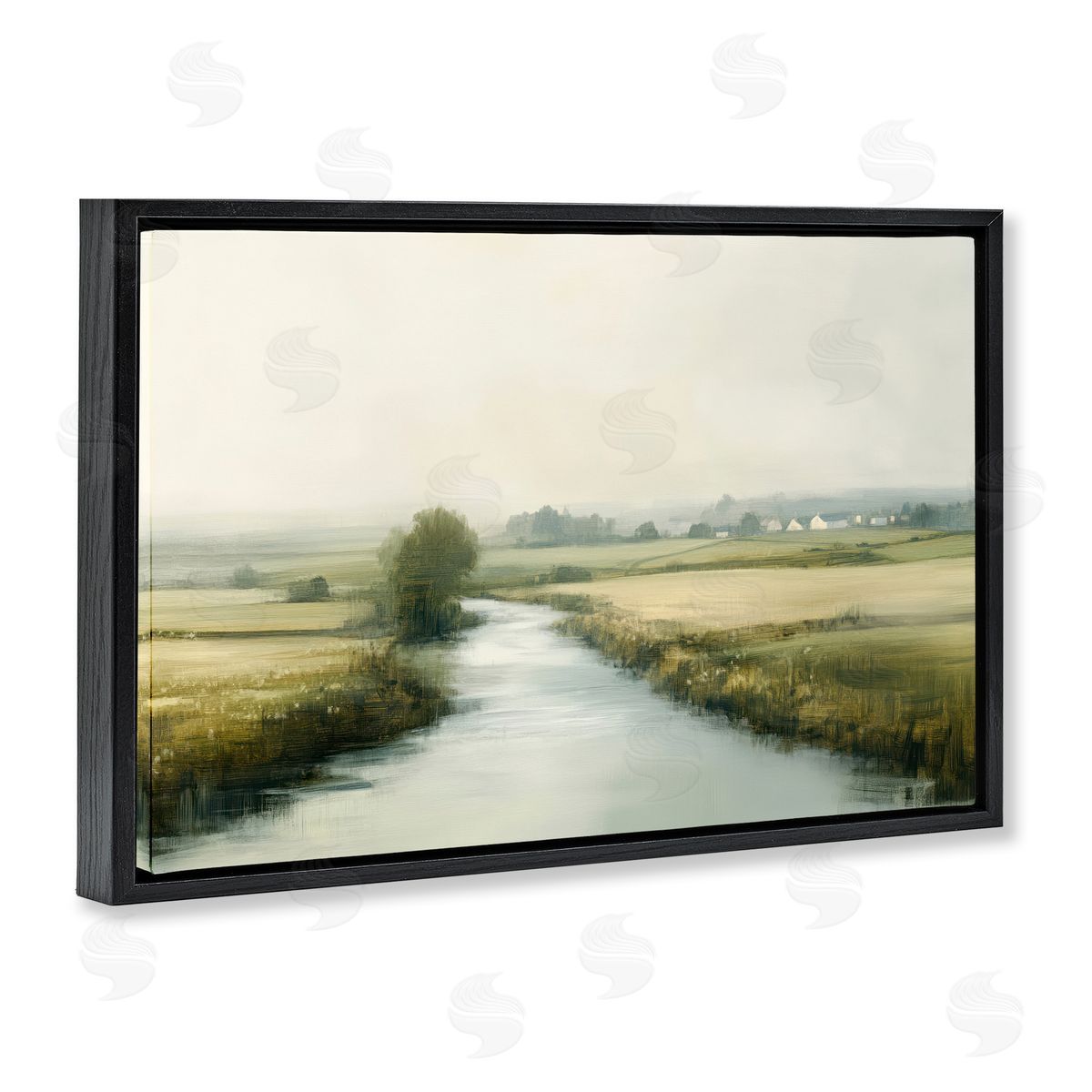 Novae Mirror Of Calm Landscape Canvas Wall Art Print